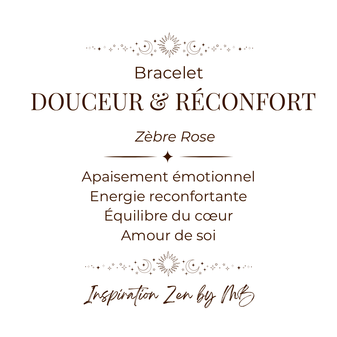 Bracelet Douceur&Réconfort