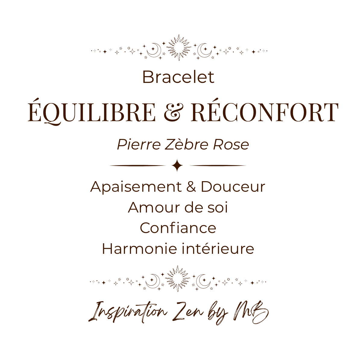 Bracelet Équilibre & Réconfort