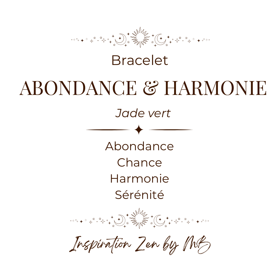 Bracelet Abondance & Harmonie