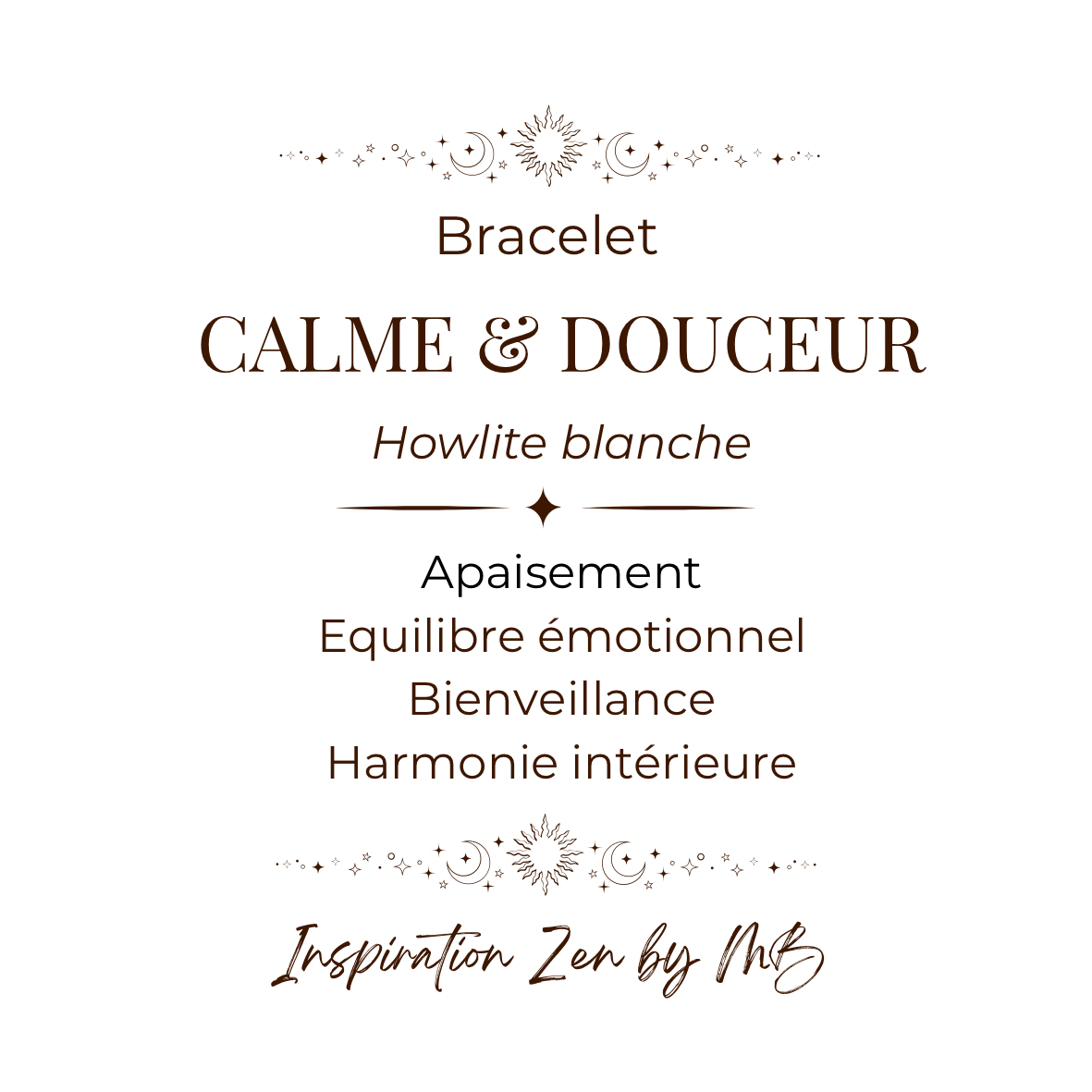 Bracelet Calme & Douceur