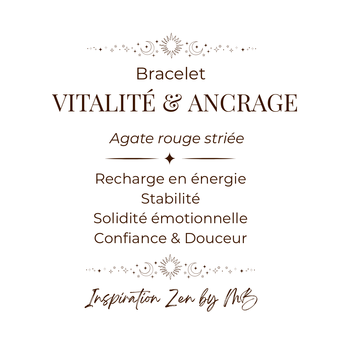 Bracelet Vitalité & Ancrage