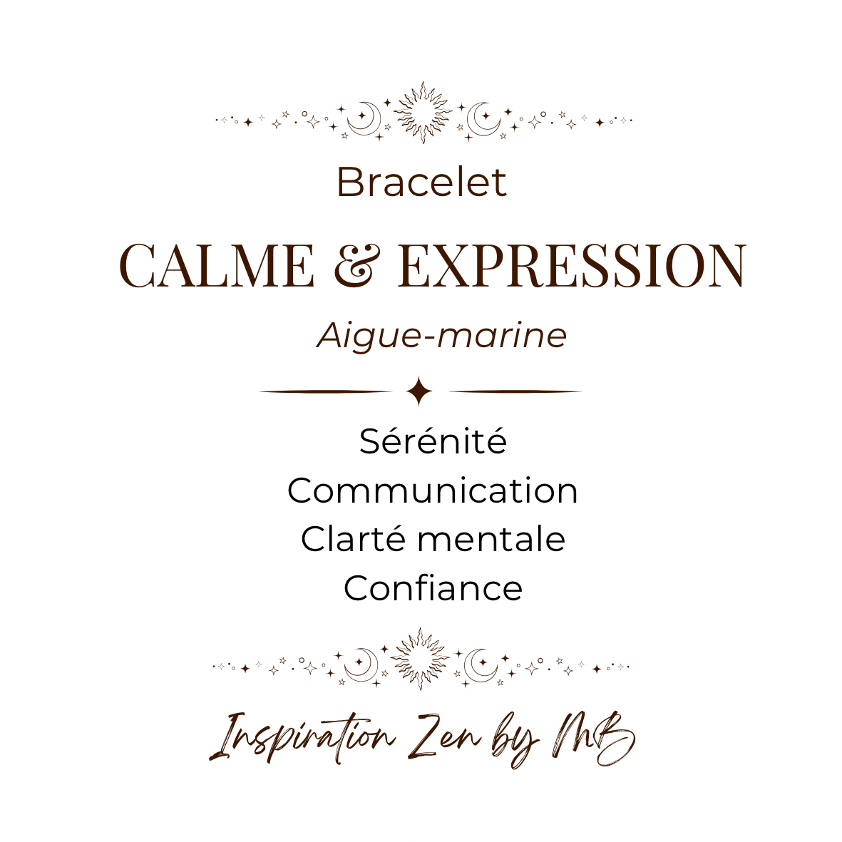 Bracelet Calme & Expression